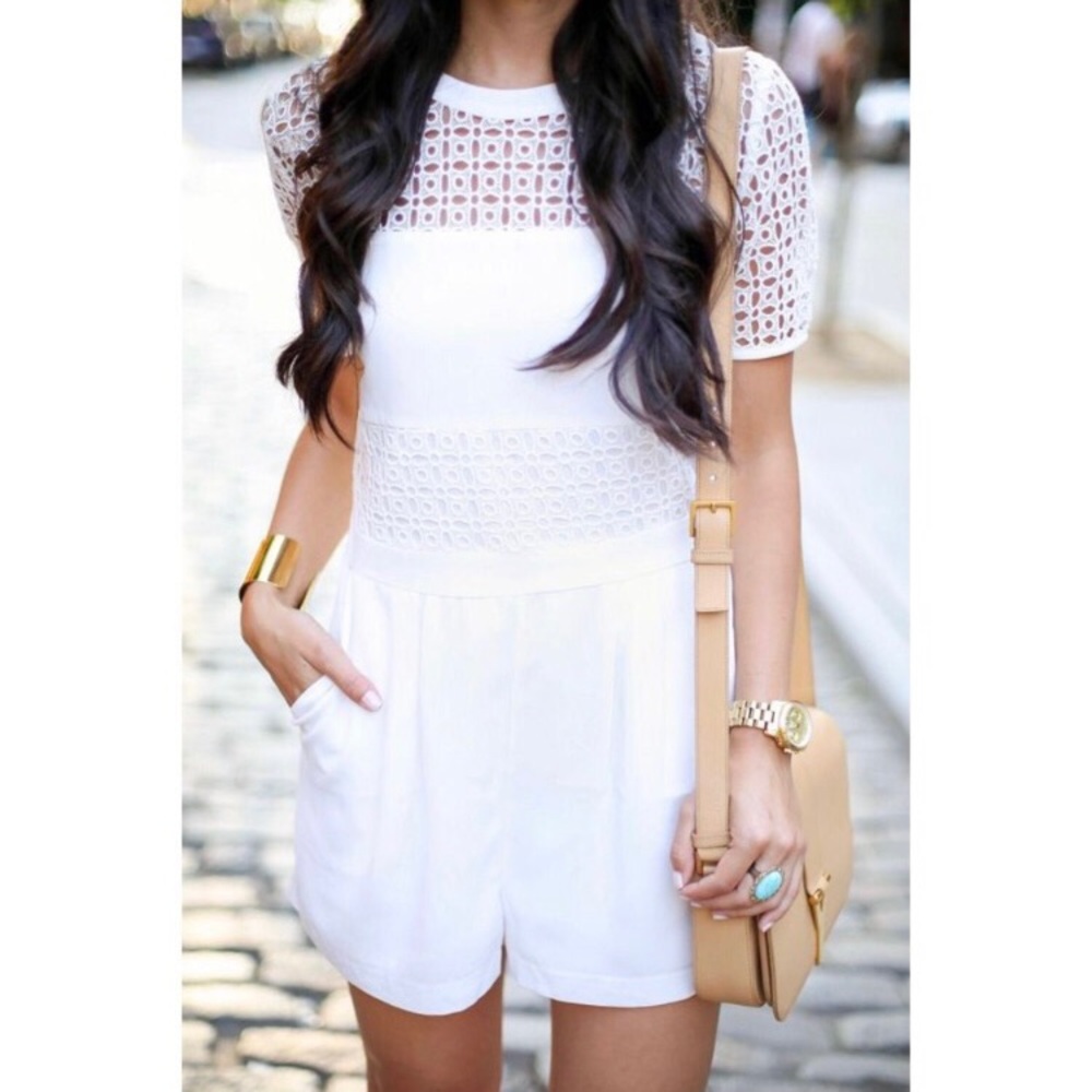 Top Shop White Romper